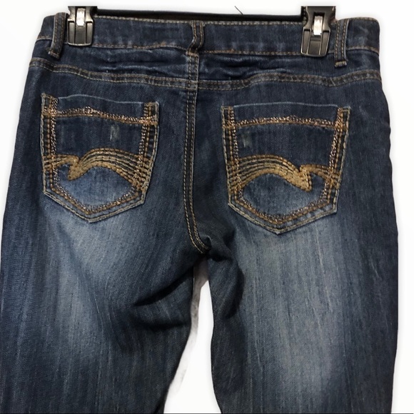 Bongo Distressed Denim Jeans size 7 - Picture 6 of 12